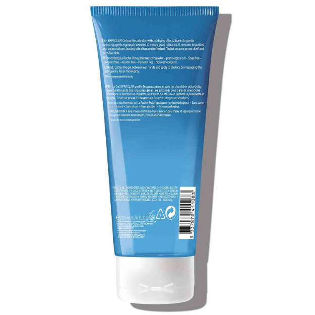effaclar gel ansiktstvätt för fet hud skummande ansiktstvätt för fet hud