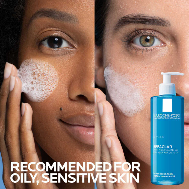 effaclar gel ansiktstvätt för fet hud skummande ansiktstvätt för fet hud