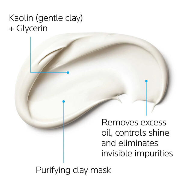 effaclar shine control lermask lermask för fet hud