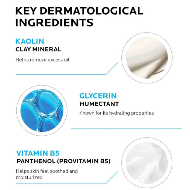 effaclar shine control lermask lermask för fet hud