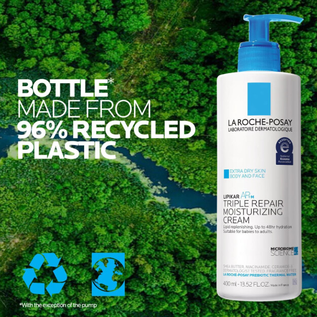 lipikar apm triple repair body moisturizer för torr hud body cream fuktighetskräm för torr hud