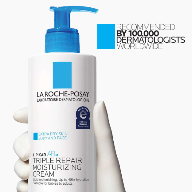 lipikar apm triple repair body moisturizer för torr hud body cream fuktighetskräm för torr hud