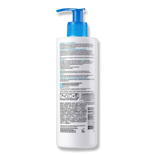 lipikar apm triple repair body moisturizer för torr hud body cream fuktighetskräm för torr hud