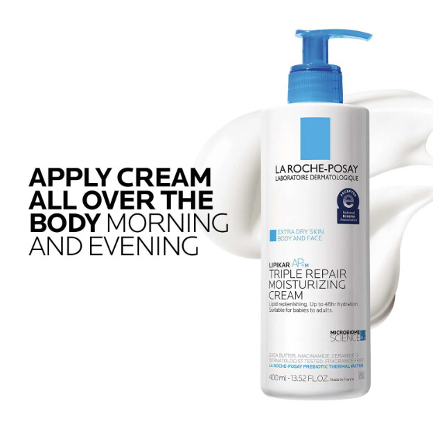 lipikar apm triple repair body moisturizer för torr hud body cream fuktighetskräm för torr hud