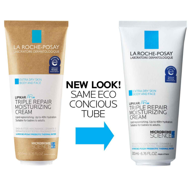 lipikar apm triple repair body moisturizer för torr hud body cream fuktighetskräm för torr hud