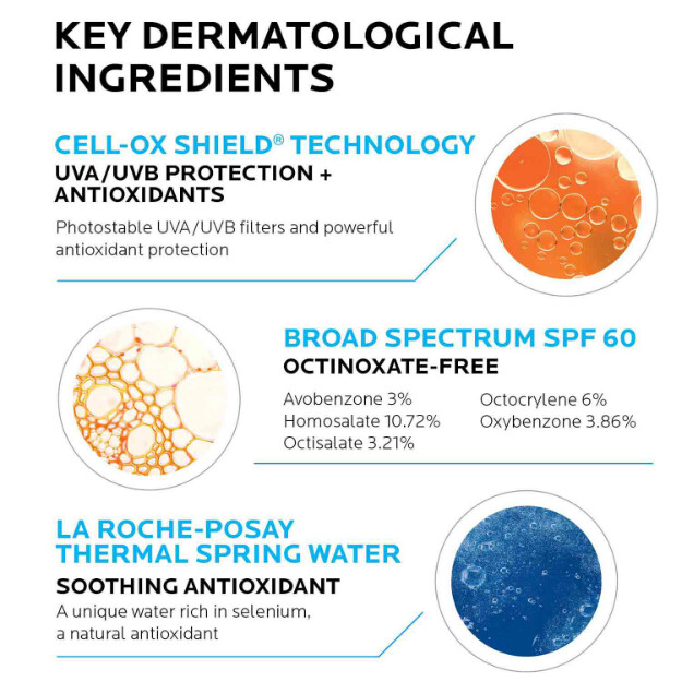 anthelios cooling water solskyddslotion spf 60 solskyddslotion för ansikte och kropp