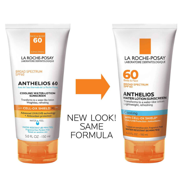 anthelios cooling water solskyddslotion spf 60 solskyddslotion för ansikte och kropp