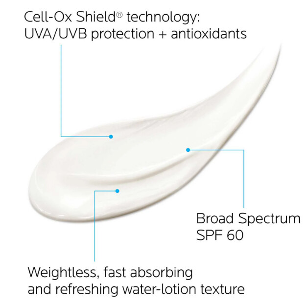 anthelios cooling water solskyddslotion spf 60 solskyddslotion för ansikte och kropp