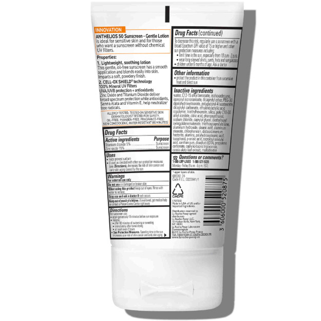 anthelios spf 50 mild lotion mineralsolskyddsmedel mineralsolskyddsmedel för känslig hud