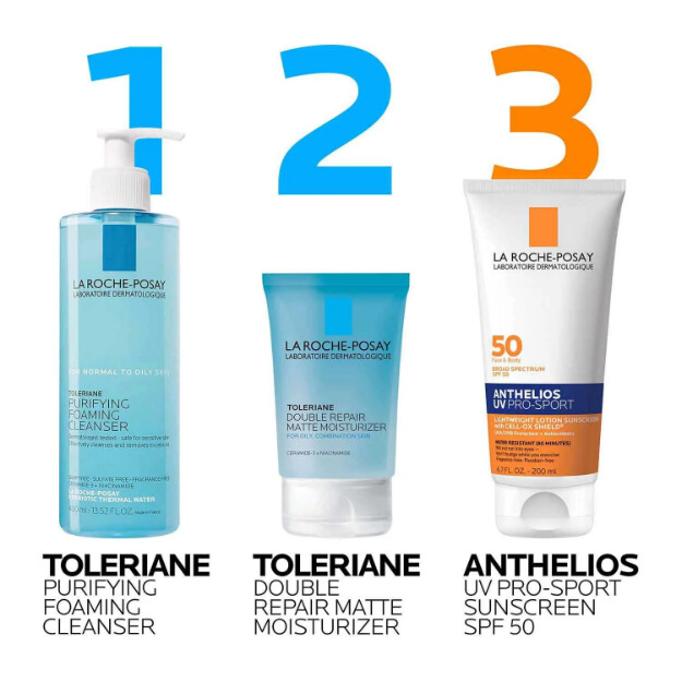 anthelios uv pro-sport solskyddsmedel spf 50 långvarigt vatten- och svettbeständigt solskyddsmedel för ansikte och kropp för fysisk aktivitet och sport