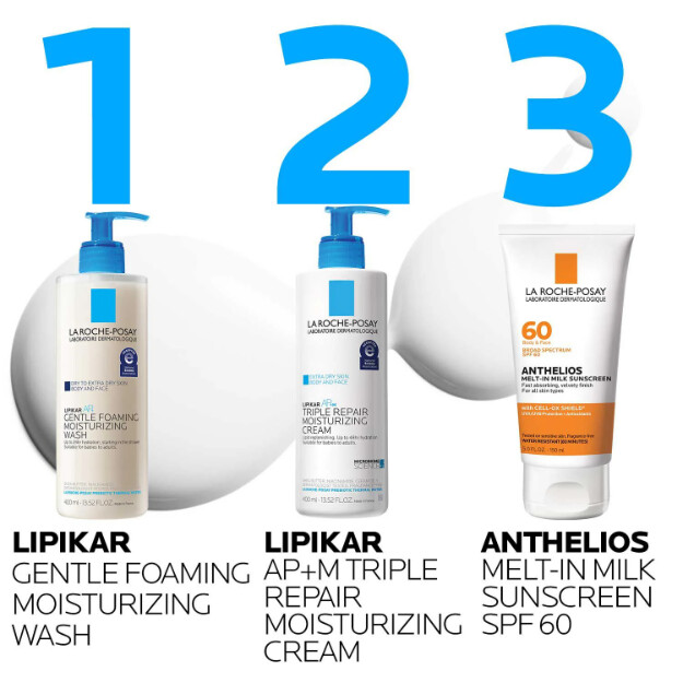 lipikar wash ap Återfuktande kropps- och ansiktstvätt kropps- och ansiktstvätt för extra torr hud