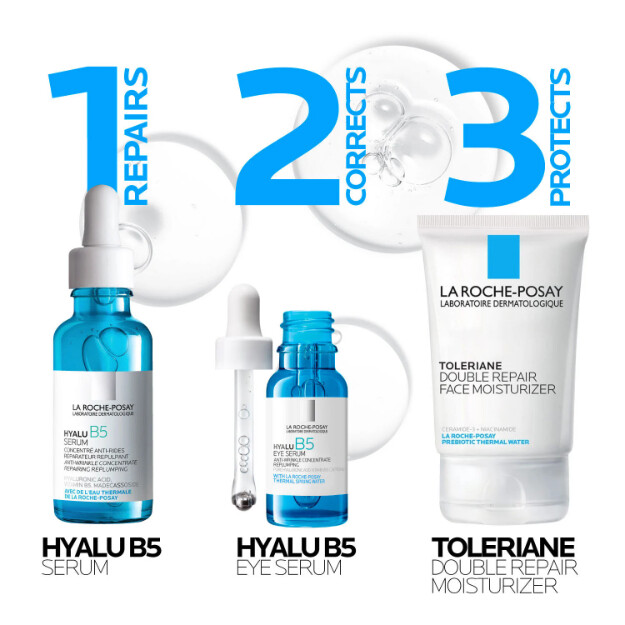hyalu b5 ögonserum med hyaluronsyra 10 komplex anti-aging ögonserum med hyaluronsyra. parfymfri. lämplig för känsliga ögon.