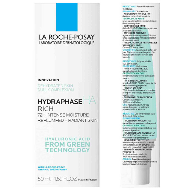 hydraphase ha rich hyaluronic acid face cream naturligt utvunnen hyaluronsyra ansiktskräm