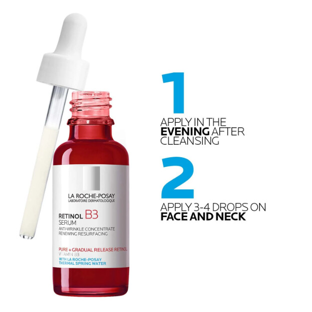 retinol b3 pure retinol serum dermatologiskt anti-aging pure retinol serum. allergitestad formula
