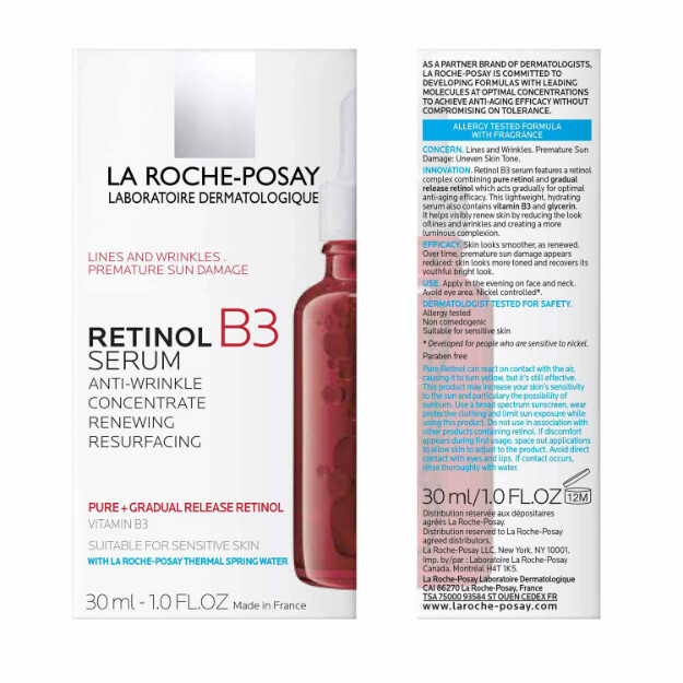 retinol b3 pure retinol serum dermatologiskt anti-aging pure retinol serum. allergitestad formula