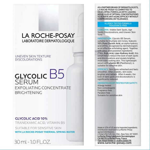 glykolsyra b5 10 ren glykolsyraserum dermatologiskt anti-aging 10 ren glykolsyraserum