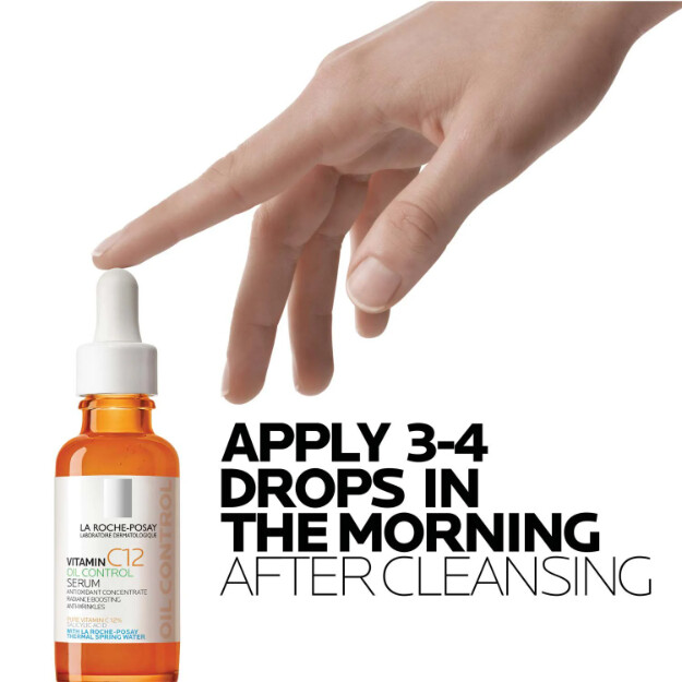 vitamin c12 oljekontrollserum för fet hud dermatologiskt anti-aging 12 vitamin c-serum för fet hud