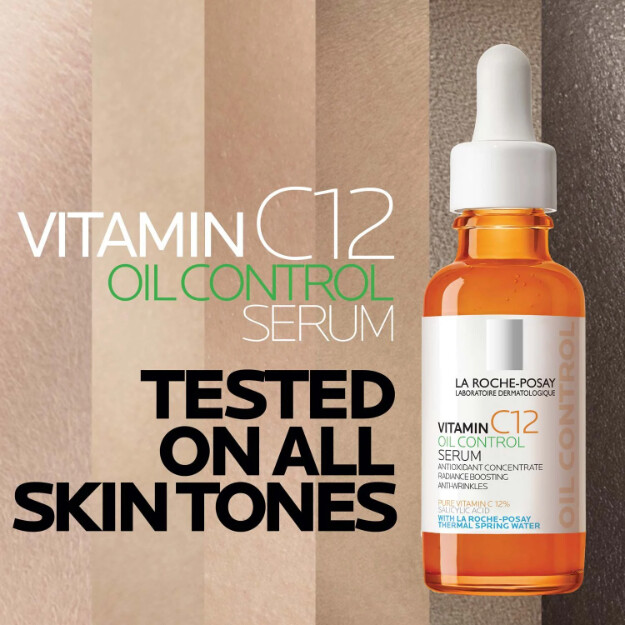 vitamin c12 oljekontrollserum för fet hud dermatologiskt anti-aging 12 vitamin c-serum för fet hud