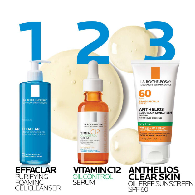 vitamin c12 oljekontrollserum för fet hud dermatologiskt anti-aging 12 vitamin c-serum för fet hud