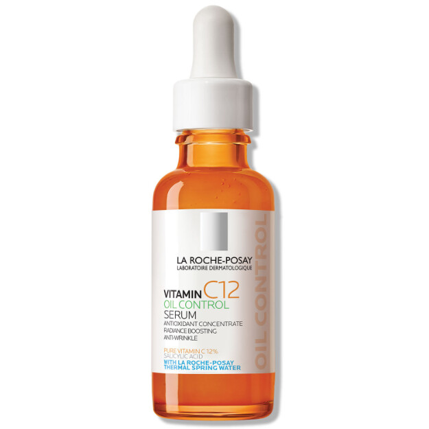 vitamin c12 oljekontrollserum för fet hud dermatologiskt anti-aging 12 vitamin c-serum för fet hud