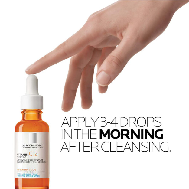vitamin c12-serum dermatologiskt anti-aging-serum med 12 rent vitamin c. allergitestad formula