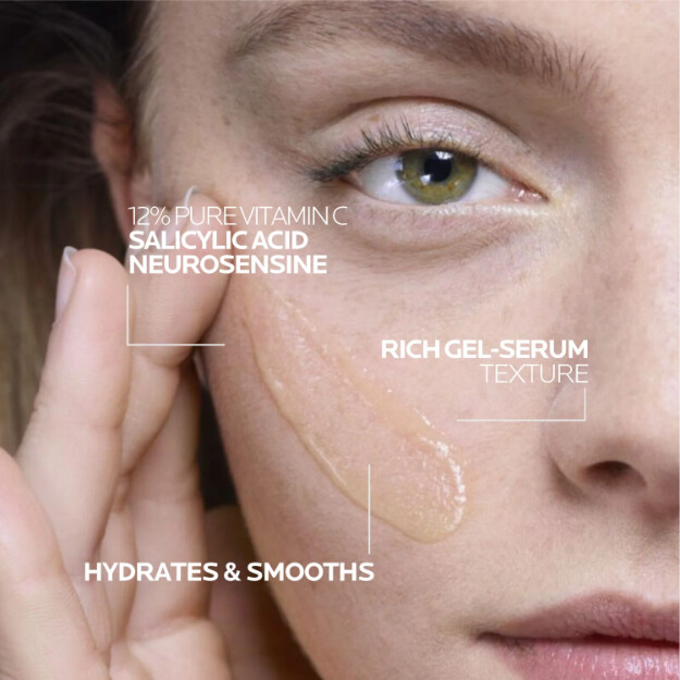 vitamin c12-serum dermatologiskt anti-aging-serum med 12 rent vitamin c. allergitestad formula
