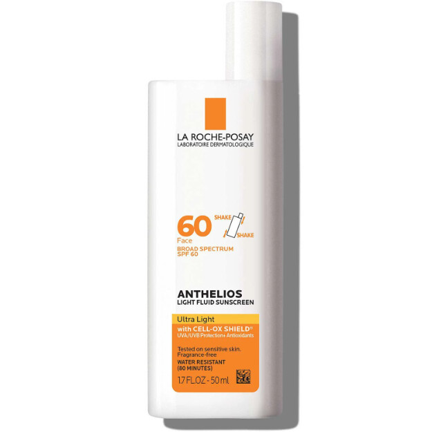 anthelios ultra light fluid facial sunscreen spf 60 lätt solskyddsmedel för ansiktet