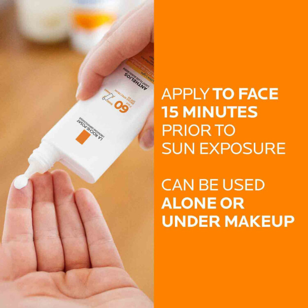 anthelios ultra light fluid facial sunscreen spf 60 lätt solskyddsmedel för ansiktet