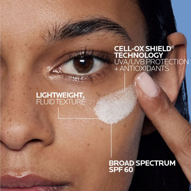anthelios ultra light fluid facial sunscreen spf 60 lätt solskyddsmedel för ansiktet