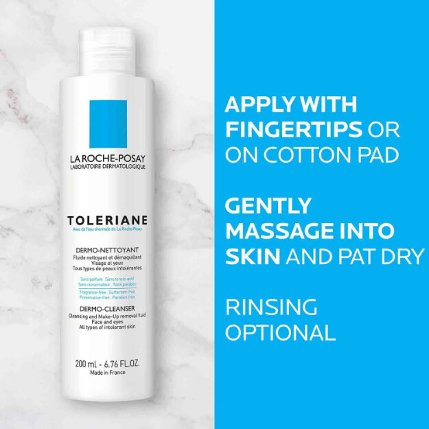 toleriane dermo milky cleanser mild mjölkig rengöring för känslig hud