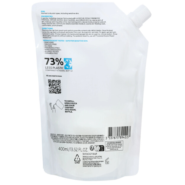 toleriane hydrating gentle facial cleanser kliniskt testad dermatologiskt rekommenderad ansiktsrengöring för normal till torr hud