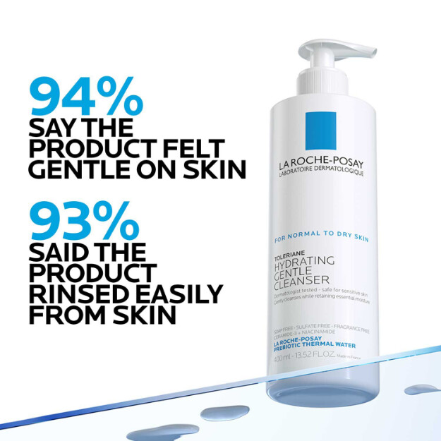 toleriane hydrating gentle facial cleanser kliniskt testad dermatologiskt rekommenderad ansiktsrengöring för normal till torr hud