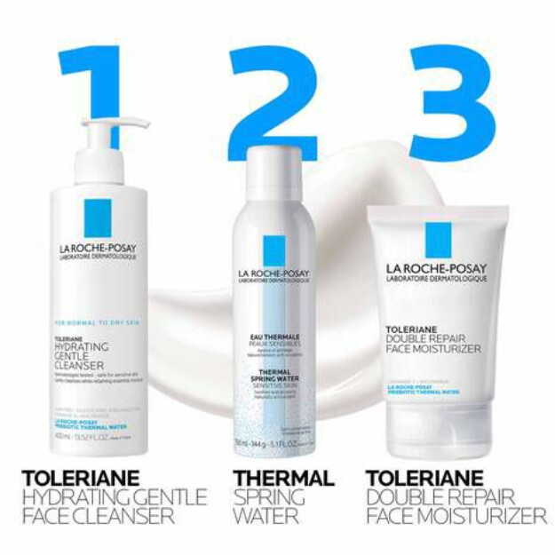 toleriane hydrating gentle facial cleanser kliniskt testad dermatologiskt rekommenderad ansiktsrengöring för normal till torr hud