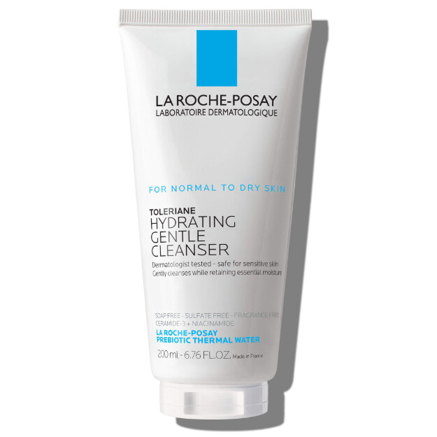 toleriane hydrating gentle facial cleanser kliniskt testad dermatologiskt rekommenderad ansiktsrengöring för normal till torr hud