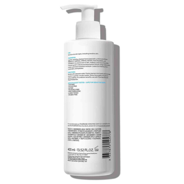 toleriane hydrating gentle facial cleanser kliniskt testad dermatologiskt rekommenderad ansiktsrengöring för normal till torr hud