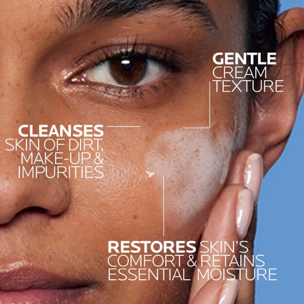 toleriane hydrating gentle facial cleanser kliniskt testad dermatologiskt rekommenderad ansiktsrengöring för normal till torr hud
