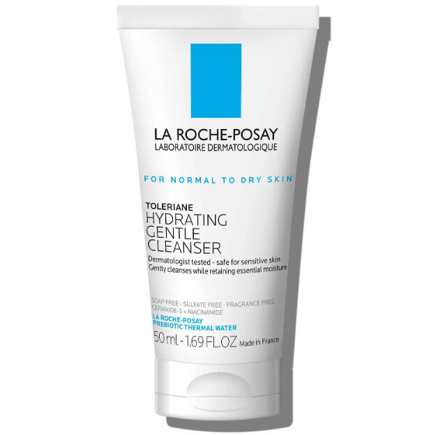 toleriane hydrating gentle facial cleanser kliniskt testad dermatologiskt rekommenderad ansiktsrengöring för normal till torr hud
