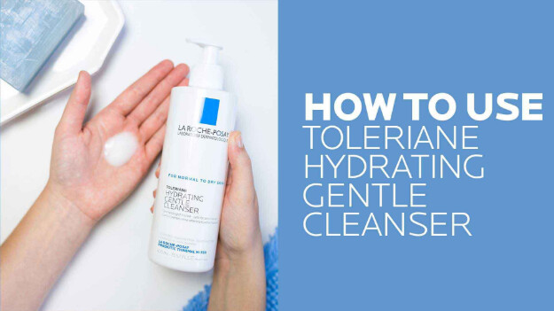 toleriane hydrating gentle facial cleanser kliniskt testad dermatologiskt rekommenderad ansiktsrengöring för normal till torr hud