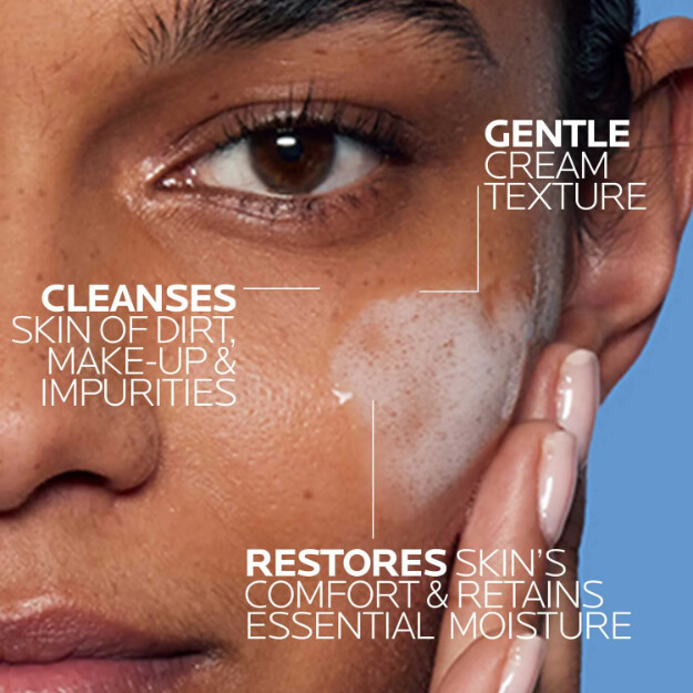 toleriane hydrating gentle facial cleanser kliniskt testad dermatologiskt rekommenderad ansiktsrengöring för normal till torr hud